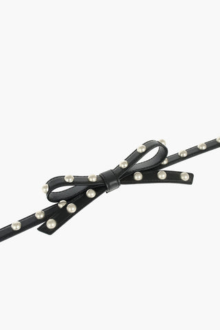 cintura in pelle con borchie 20mm