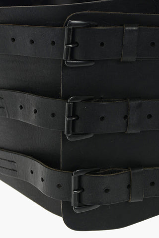 180mm leather corset belt