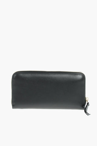 portafoglio in pelle con chiusura zip