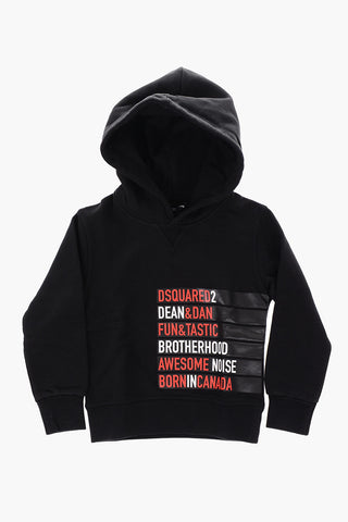 printed sweatshirt with hood