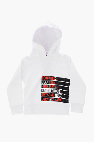 printed sweatshirt with hood