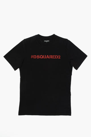 logo printed crew-neck t-shirt
