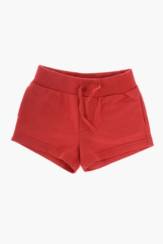 sweat shorts with logo embroidery on the back