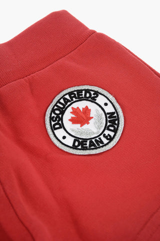sweat shorts with logo embroidery on the back