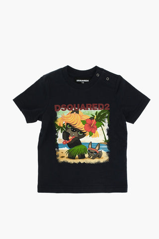 printed crew-neck t-shirt