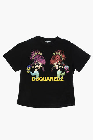 T-shirt girocollo stampata