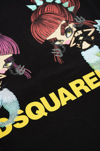 T-shirt girocollo stampata