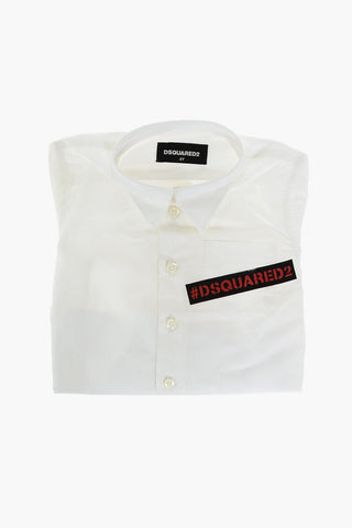 popeline shirt with breast pocket