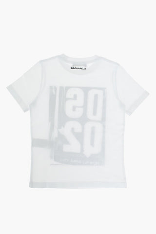 t-shirt girocollo stampata