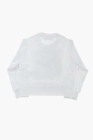 printed crew-neck sweatshirt
