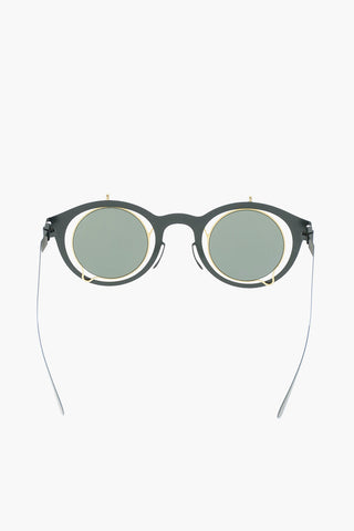 MAISON MARGIELA steel BRADFIELD round sunglasses