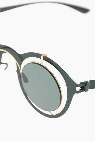MAISON MARGIELA steel BRADFIELD round sunglasses