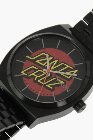 SANTA CRUZ stainless steel strap THE TIME TELLER analog watch