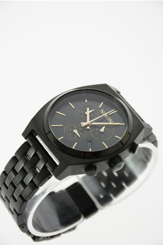 stainless steel strap TIME TELLER CHRONO analog watch