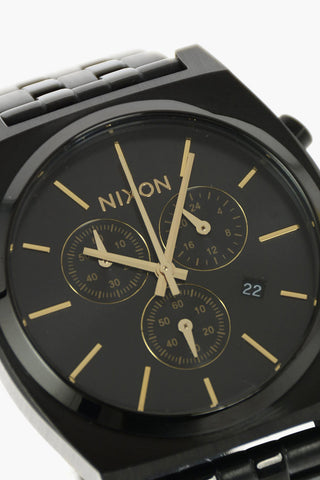 stainless steel strap TIME TELLER CHRONO analog watch