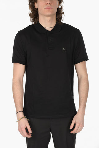 Metal Application Cotton Polo