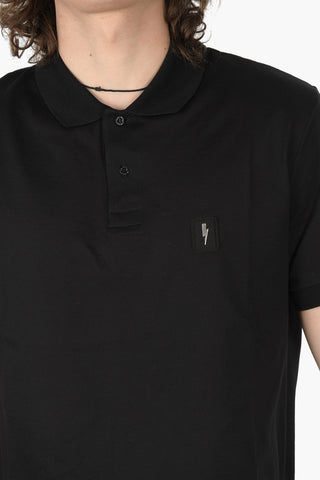 Metal Application Cotton Polo