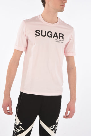 slim fit t-shirt with sugar print