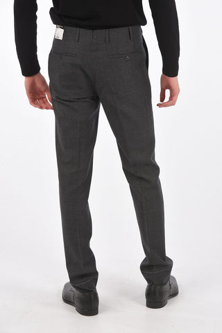 Virgin Wool LEADER Pants with Pleat