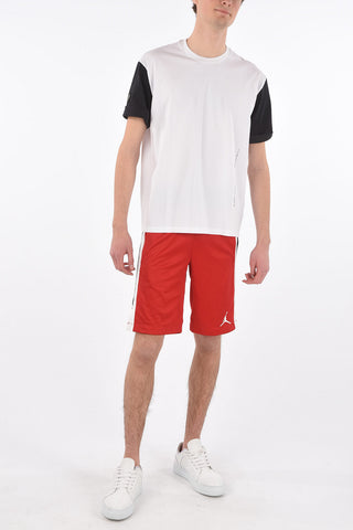 two-tone easy fit crew-neck T-shirt