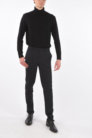TREND Virgin Wool Pants with Pleat