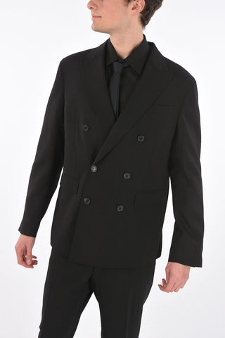 center vent peak lapel 3-button double breasted BOSTON DB suit