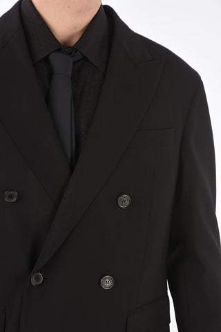 center vent peak lapel 3-button double breasted BOSTON DB suit