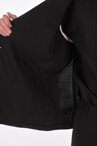 center vent peak lapel 3-button double breasted BOSTON DB suit