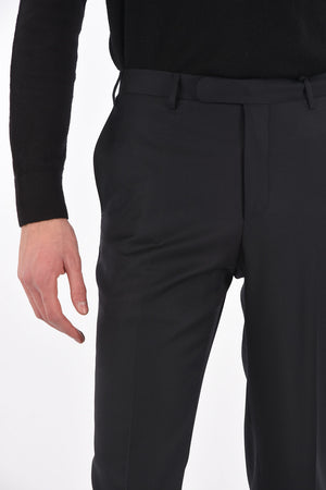 TREND Pantaloni in Lana Vergine con Piega