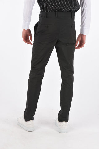 Pantaloni Slim Fit in Tessuto Tecnico