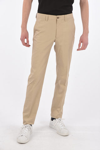 ID Silk blend IDENTITY belt loops trousers