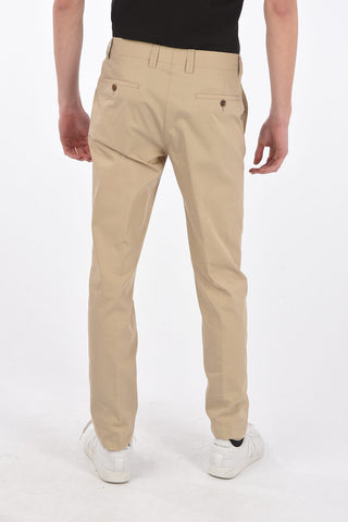 ID Silk blend IDENTITY belt loops trousers