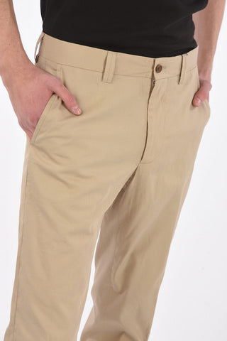 ID Silk blend IDENTITY belt loops trousers