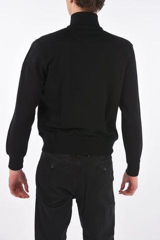 Felpa in Cotone con Zip Frontale