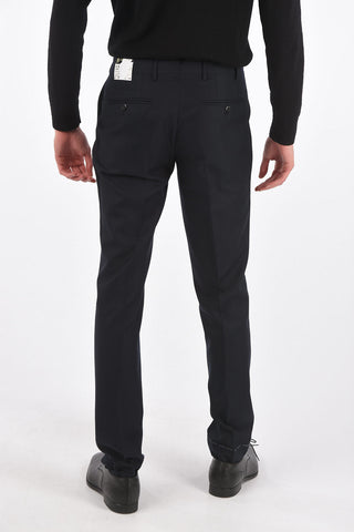 Single-pleated ACADEMY Pants with Belt Loops