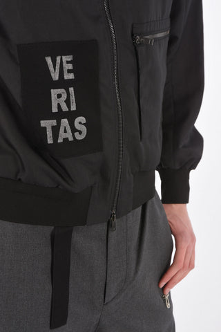 bomber con chiusura zip