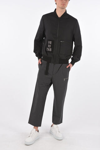 bomber con chiusura zip