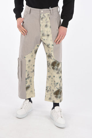 ACW RED TAG Pantaloni cargo con motivo tie dye