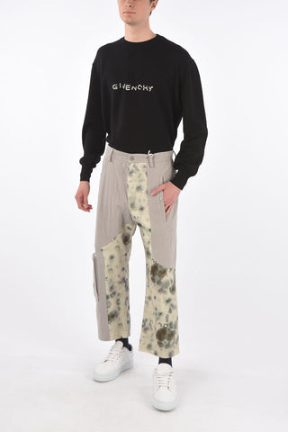 ACW RED TAG Pantaloni cargo con motivo tie dye