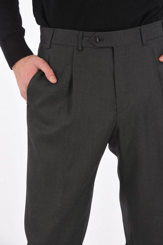 Virgin Wool Pin Point MANTUA Pants