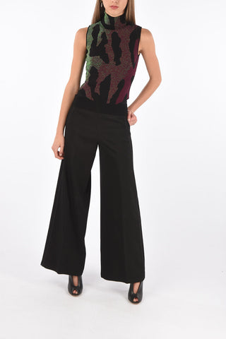 Turtleneck Cut-out Detail Vest