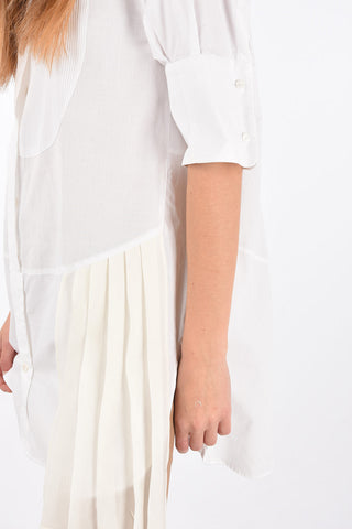 UPCYCLED Camicia Tuxedo Oversized in Cotone 