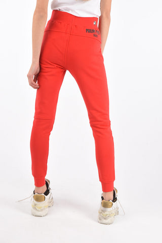 COUTURE distressed PP1978 Jogger pants with chain details