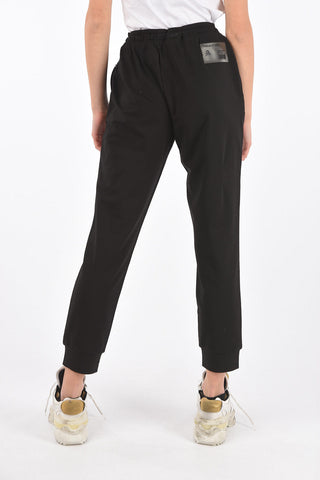PROJECT-XYZ rhinestone embellished jogging pants