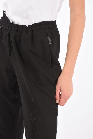 PROJECT-XYZ rhinestone embellished jogging pants