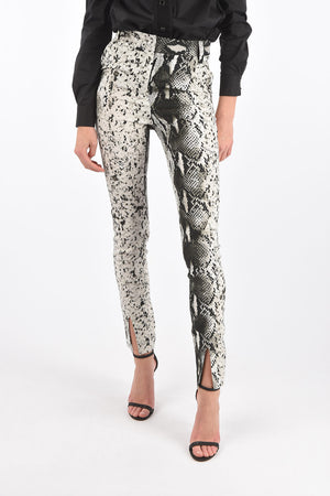 4 Pocket Snake Motif Pants