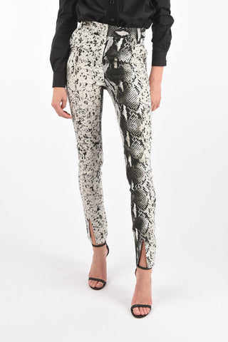 4 Pocket Snake Motif Pants