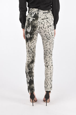 4 Pocket Snake Motif Pants