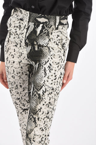 4 Pocket Snake Motif Pants