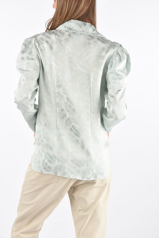 Camicia Sahariana con Motivo Vegetale